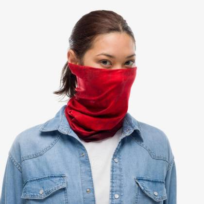 Bandană Tubulară Multifunctională BUFF ORIGINAL ECOSTRETCH KATMANDU RED · Roșu  - 6