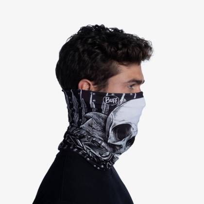 Bandană Tubulară Multifunctională BUFF ORIGINAL ECOSTRETCH N-TRIBE BLACK · Negru / Gri  - 11
