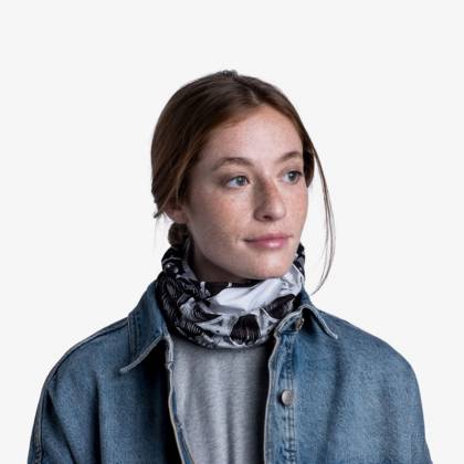 Bandană Tubulară Multifunctională BUFF ORIGINAL ECOSTRETCH N-TRIBE BLACK · Negru / Gri  - 3