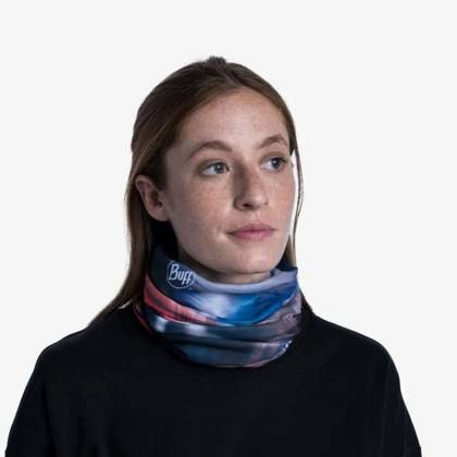Bandană tubulară multifunctională BUFF ORIGINAL OLAYA MULTI · Albastru / Mov / Roz  - 2