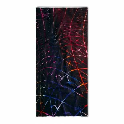 Bandană Tubulară Multifunctională BUFF ORIGINAL ECOSTRETCH OXALIS MULTI · Negru / Albastru / Roșu  - 1