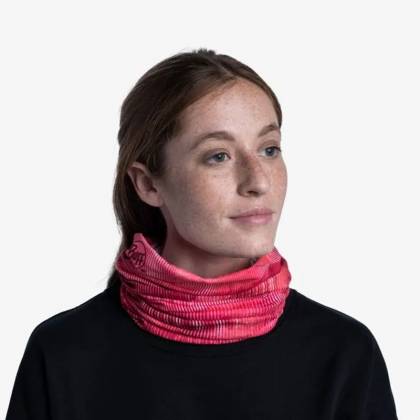 Bandană Tubulară Multifunctională BUFF ORIGINAL ECOSTRETCH S-LOOP PINK · Roz  - 3