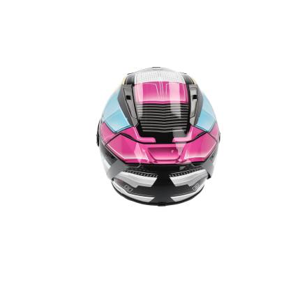 Cască Moto Integrală SHOEI X-SPR PRO Proxy TC-11 · Negru / Galben / Albastru / Roz  - 4