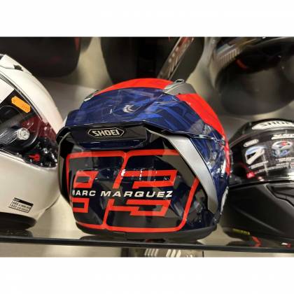 Cască Moto Integrală SHOEI X-SPR PRO Marquez7 TC-1 · Roșu / Albastru  - 2