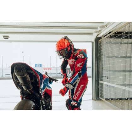 Cască Moto Integrală SHOEI X-SPR PRO Marquez7 TC-1 · Roșu / Albastru  - 12