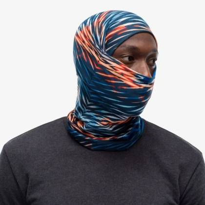 Bandană Tubulară Multifunctională BUFF ORIGINAL ECOSTRETCH VENEER BLUE · Albastru / Roșu  - 3