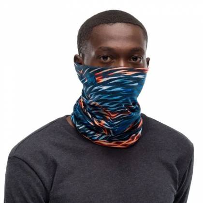 Bandană Tubulară Multifunctională BUFF ORIGINAL ECOSTRETCH VENEER BLUE · Albastru / Roșu  - 2