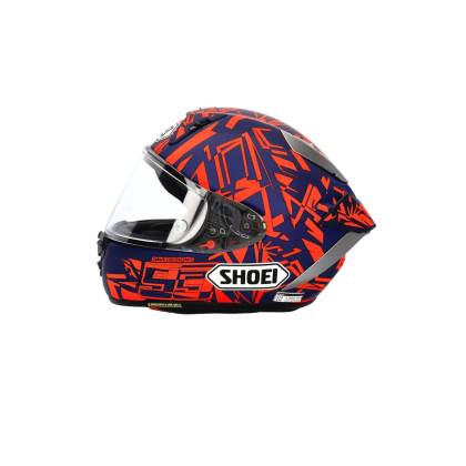 Cască Moto Integrală SHOEI X-SPR PRO Marquez Dazzle TC-10 · Albastru / Roșu  - 3