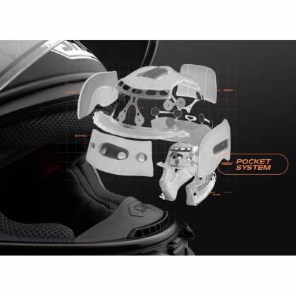 Cască Moto Integrală SHOEI X-SPR PRO Marquez Dazzle TC-10 · Albastru / Roșu  - 10