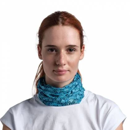 Bandană Tubulară Multifunctională BUFF COOLNET UV+ BALMOR POOL · Albastru  - 1