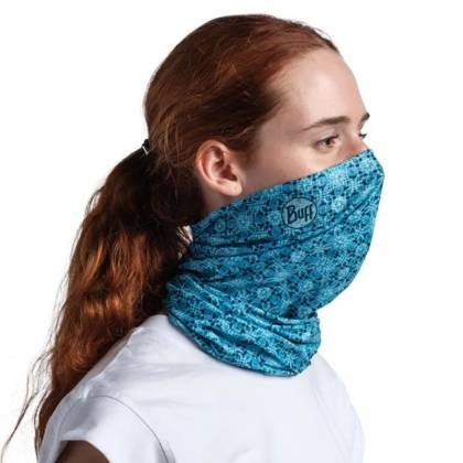 Bandană Tubulară Multifunctională BUFF COOLNET UV+ BALMOR POOL · Albastru  - 2