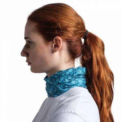 Bandană Tubulară Multifunctională BUFF COOLNET UV+ BALMOR POOL · Albastru  - 3