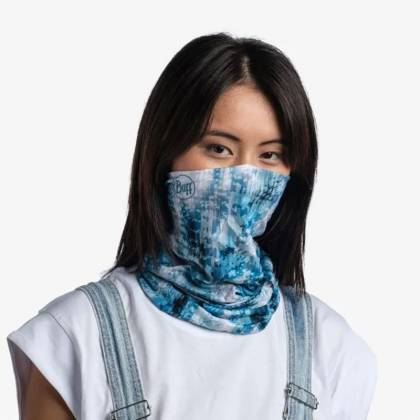 Bandană Tubulară Multifunctională BUFF COOLNET UV+ BLAUW TURQUOISE · Albastru / Gri  - 2