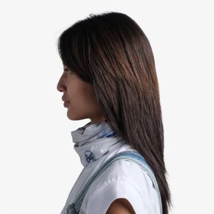 Bandană Tubulară Multifunctională BUFF COOLNET UV+ DELFT MULTI · Alb / Albastru  - 3