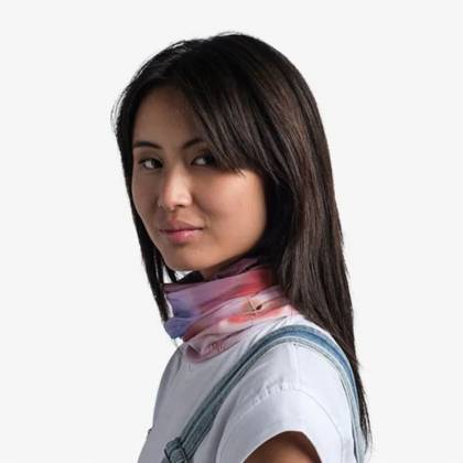 Bandană Tubulară Multifunctională BUFF COOLNET UV+ NE10 PALE PINK · Roz  - 3
