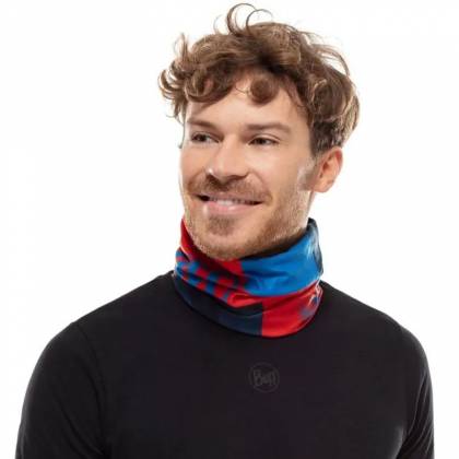 Bandană Tubulară Multifunctională BUFF COOLNET UV+ BASES MULTI · Roșu / Albastru  - 2