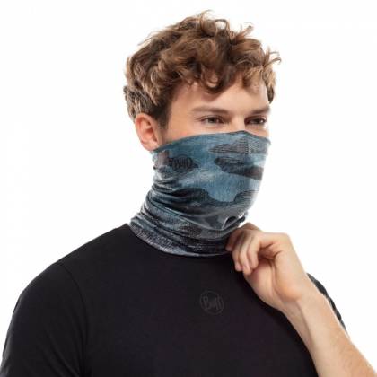 Bandană Tubulară Multifunctională BUFF COOLNET UV+ GROVE STONE BLUE · Albastru / Gri  - 2