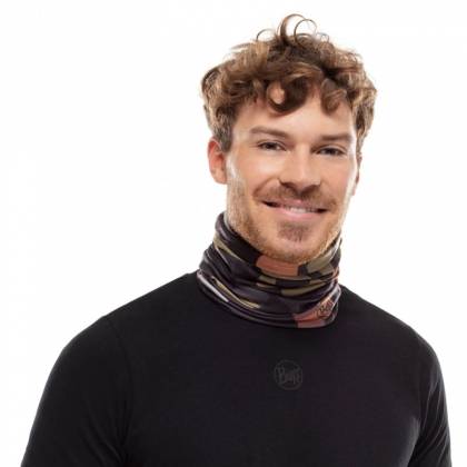 Bandană Tubulară Multifunctională BUFF COOLNET UV+ RETRO MULTI · Verde / Gri  - 1