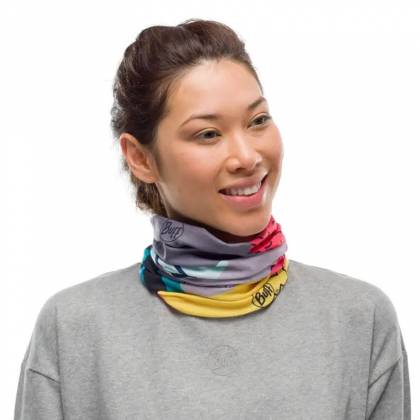 Bandană Tubulară Multifunctională BUFF ORIGINAL ECOSTRETCH NEOYOKO MULTI · Roz / Albastru / Galben  - 1