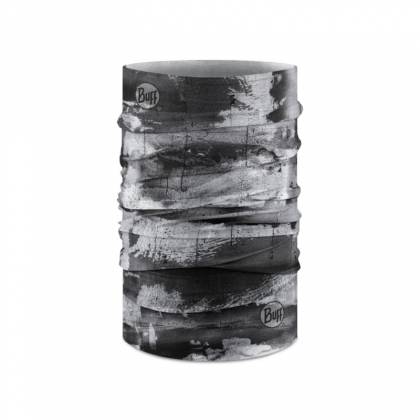 Bandană Tubulară Multifunctională BUFF ORIGINAL ECOSTRETCH GEOELENS BLACK · Negru / Gri  - 1