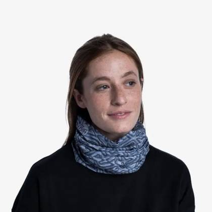 Bandană Tubulară Multifunctională BUFF ORIGINAL ECOSTRETCH KUNAK STEEL · Albastru / Gri  - 1