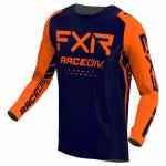 Tricou Enduro FXR RACING OFF-ROAD MX · Albastru / Portocaliu