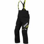 Pantaloni Snowmobil FXR RACING ADRENALINE F.A.S.T. · Negru / Verde-Fluo