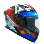 Cască Moto Integrală JET SCUD FLASH · Roșu / Albastru / Gri