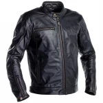 Geacă Moto din Piele RICHA NORMANDIE · Negru