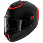 Cască Moto Integrală SHARK SPARTAN RS BLANK MAT SP · Negru / Roșu