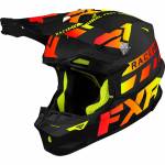 Cască Enduro - Cross - Snowmobil FXR RACING BLADE RACE DIV · Negru Mat / Portocaliu / Galben-Fluo