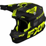 Cască Enduro - Cross - Snowmobil FXR RACING BLADE RACE DIV · Negru Mat / Galben-Fluo