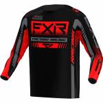 Tricou Enduro FXR RACING CLUTCH PRO MX · Negru / Roșu / Gri