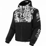Geacă Snowmobil FXR RACING HELIUM X 2-IN-1 · Negru / Alb Camo