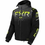 Geacă Snowmobil FXR RACING HELIUM X 2-IN-1 · Negru / Gri / Galben-Fluo