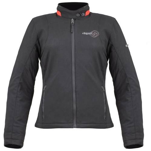 Geacă Moto Damă din Textil SIXGEAR STELLA · Negru 