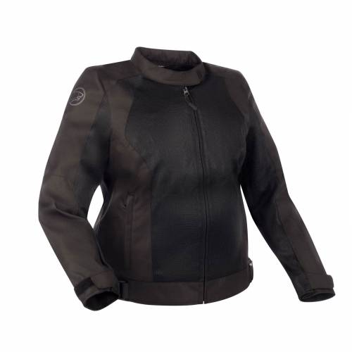 Geacă Moto Damă de Vară din Textil BERING LADY NELSON QUEEN SIZE · Negru / Maro 