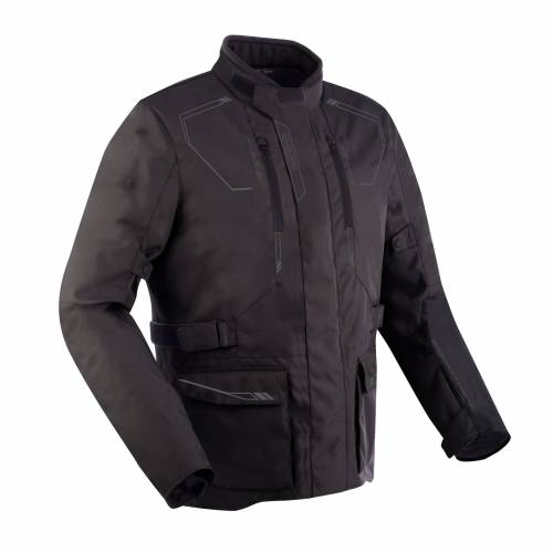 Geacă Moto Touring din Textil BERING VOYAGER · Negru 