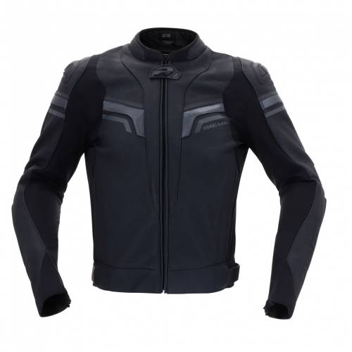 Geacă Moto din Piele RICHA MATRIX 2 · Negru / Gri 