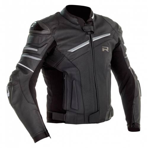 Geacă Moto din Piele & Textil RICHA MUGELLO 2 · Negru / Gri 