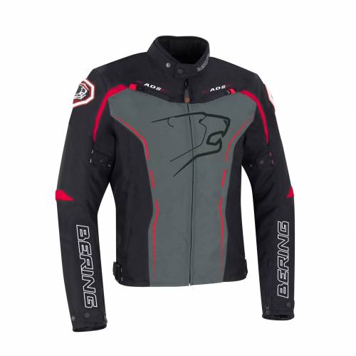 Geacă Moto din Textil BERING KALOWAY · Negru / Roșu 