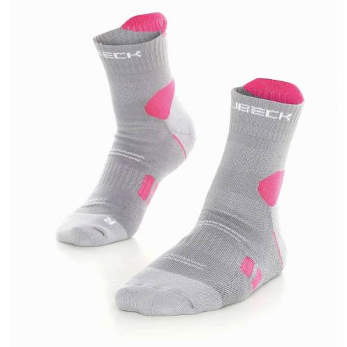 Șosete Multifuncționale Termo Damă BRUBECK BMU001A · Gri / Roz 