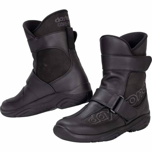 Cizme Moto Touring GoreTex & Piele Naturală DAYTONA JOURNEY GTX · Negru 