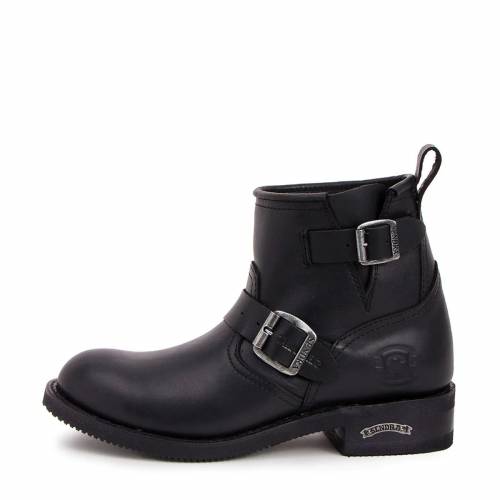 Botine Moto Chopper din Piele Naturală SENDRA BOOTS 2976 Carol Matebox Negro · Negru 