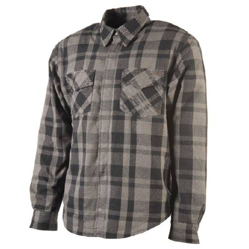 Cămașă Moto cu Protecții TRILOBITE 1971 TIMBER 2.0 · Gri / Negru 