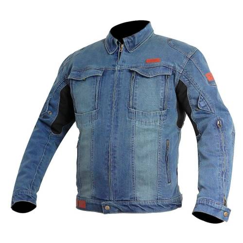 Geacă Moto din Denim TRILOBITE PARADO TECH-AIR · Albastru 