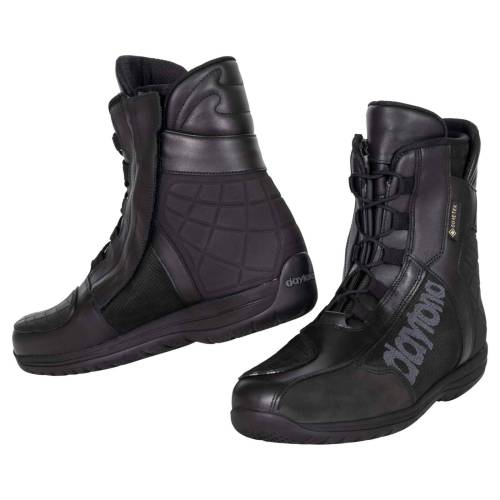 Ghete Moto GoreTex & Piele Naturală DAYTONA AC Dry GTX G2 · Negru 