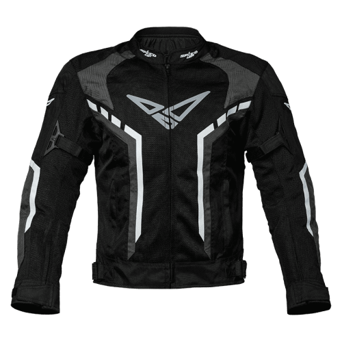 Geacă Moto de Vară din Textil SPEED UP PACE · Negru / Gri 