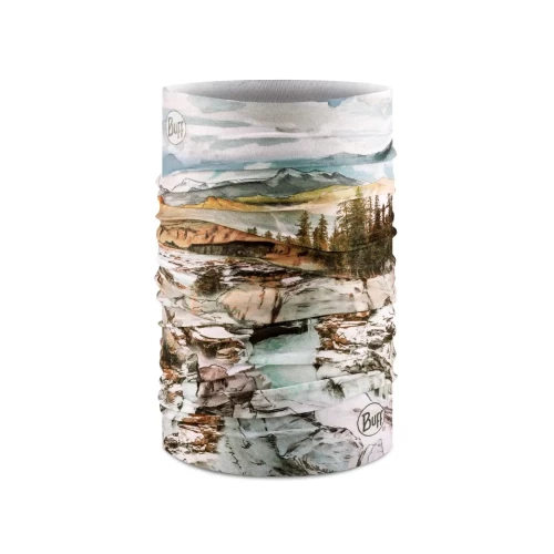 Bandană tubulară multifunctională BUFF ORIGINAL ECOSTRETCH PYRIM MULTI · Gri 