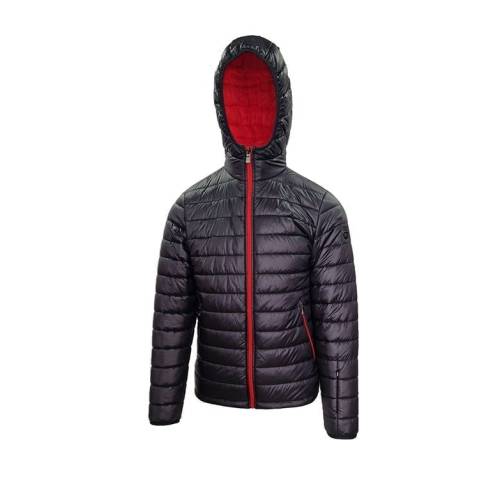 Geacă Puf cu Pene de Gâscă STRINDBERG 2146/3  · Negru / Roșu 